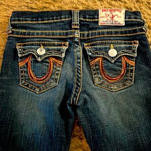 Girls  size 14 True Religion Joey Rainbow jeans! Excellent condition.